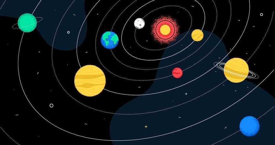 Solar System Illustration